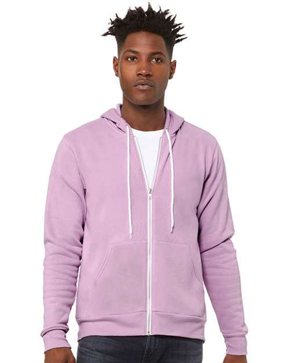 BELLA + CANVAS Unisex Sponge Fleece Full-Zip Hoodie Sweatshirt 3739
