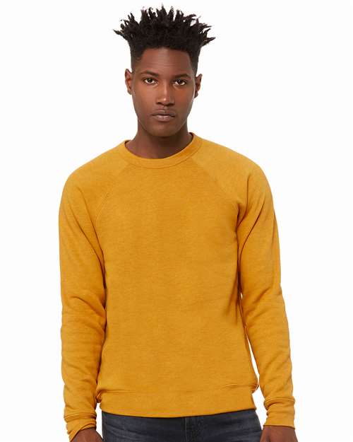 Sponge Fleece Raglan Crewneck Sweatshirt - XL