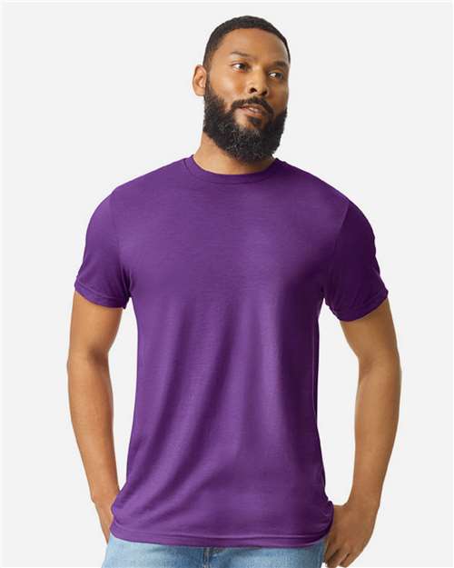 Unisex Softstyle® CVC T-Shirt - Amethyst