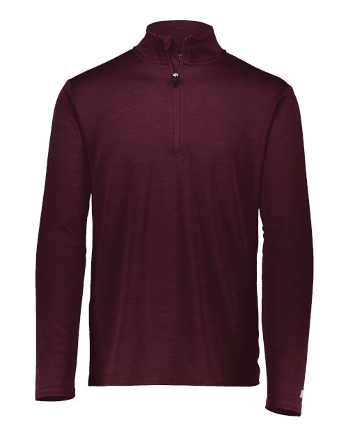Men's Striated Quarter-Zip Pullover