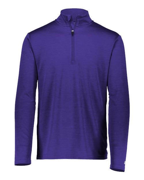 Men's Striated Quarter-Zip Pullover