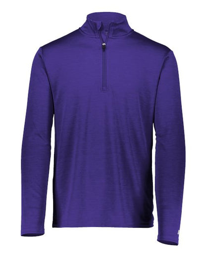 Men's Striated Quarter-Zip Pullover