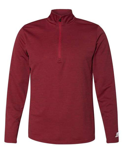 Men's Striated Quarter-Zip Pullover