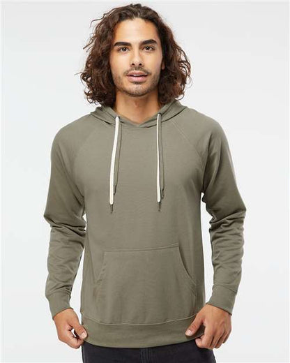 Independent Trading Co. Unisex Icon Lightweight Loopback Terry Hooded Sweatshirt SS1000