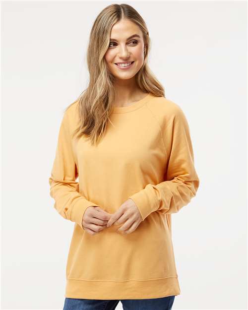 Independent Trading Co. Unisex Icon Lightweight Loopback Terry Crewneck Sweatshirt SS1000C