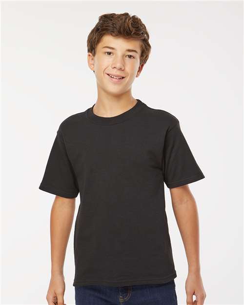 Youth Gold Soft Touch T-Shirt - Athletic Grey