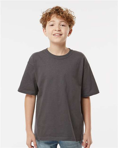 Youth Gold Soft Touch T-Shirt - Athletic Grey