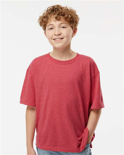 Youth Gold Soft Touch T-Shirt - Athletic Grey
