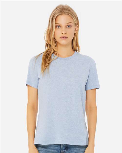BELLA + CANVAS Women’s Relaxed Fit Heather CVC Tee 6400CVC