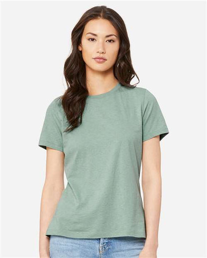 BELLA + CANVAS Women’s Relaxed Fit Heather CVC Tee 6400CVC