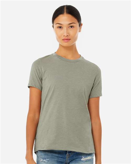 BELLA + CANVAS Women’s Relaxed Fit Heather CVC Tee 6400CVC
