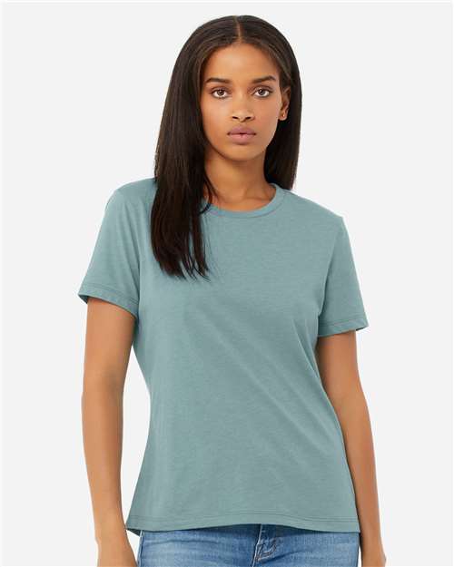 BELLA + CANVAS Women’s Relaxed Fit Heather CVC Tee 6400CVC