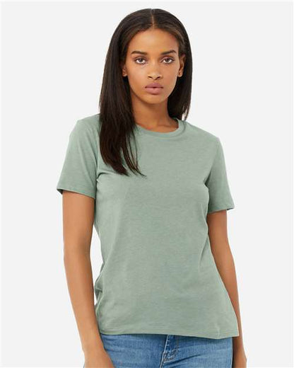 BELLA + CANVAS Women’s Relaxed Fit Heather CVC Tee 6400CVC
