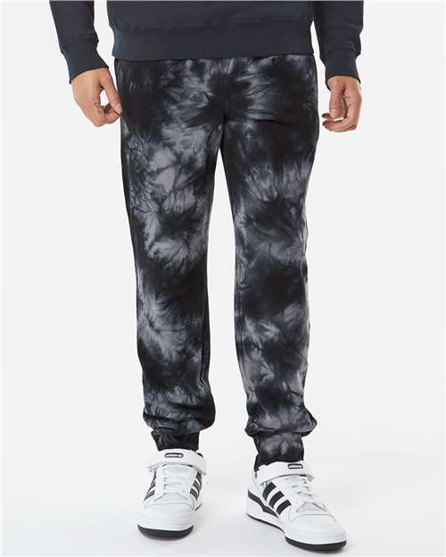 Independent Trading Co. Unisex Tie-Dyed Fleece Sweatpants PRM50PTTD