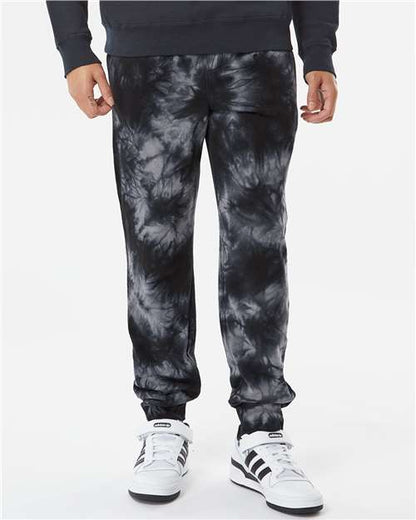 Independent Trading Co. Unisex Tie-Dyed Fleece Sweatpants PRM50PTTD