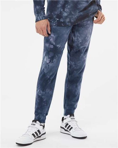 Independent Trading Co. Unisex Tie-Dyed Fleece Sweatpants PRM50PTTD