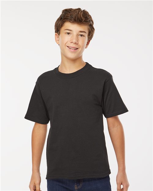 Youth Gold Soft Touch T-Shirt - Athletic Grey