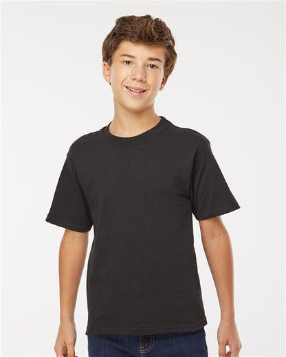 Youth Gold Soft Touch T-Shirt - Athletic Grey