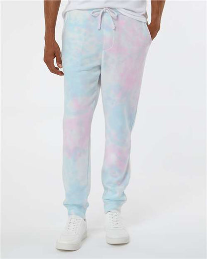Independent Trading Co. Unisex Tie-Dyed Fleece Sweatpants PRM50PTTD