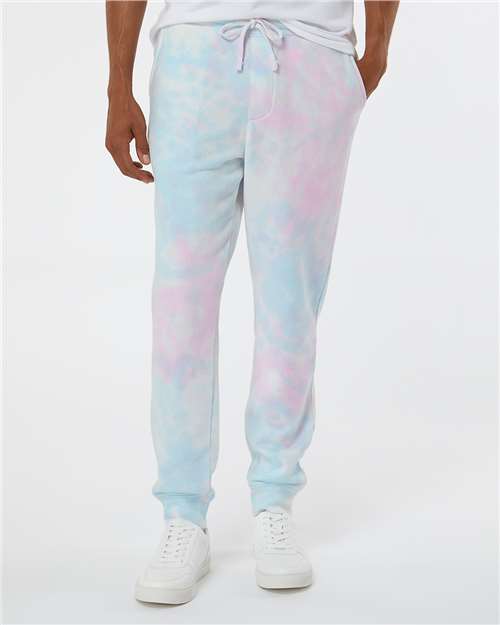 Independent Trading Co. Unisex Tie-Dyed Fleece Sweatpants PRM50PTTD