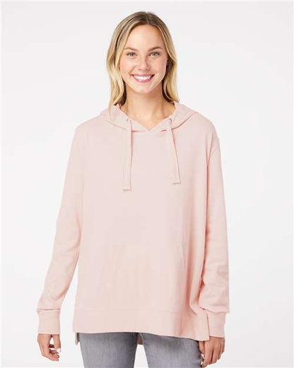 Women's Sueded Jersey Hooded Sweatshirt