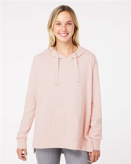Women's Sueded Jersey Hooded Sweatshirt
