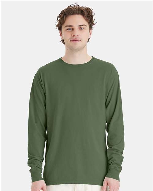 ComfortWash by Hanes Unisex Garment-Dyed Long Sleeve T-Shirt GDH200