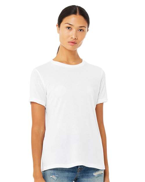 BELLA + CANVAS Women’s Relaxed Fit Heather CVC Tee 6400CVC