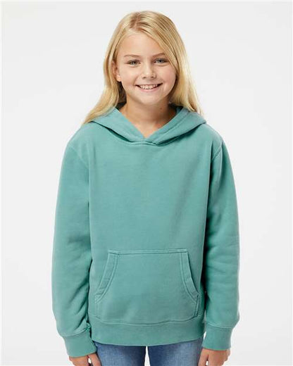 Independent Trading Co. Youth Midweight Pigment-Dyed Hooded Sweatshirt PRM1500Y