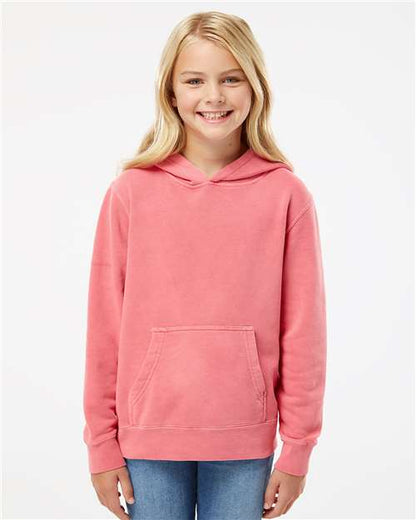 Independent Trading Co. Youth Midweight Pigment-Dyed Hooded Sweatshirt PRM1500Y