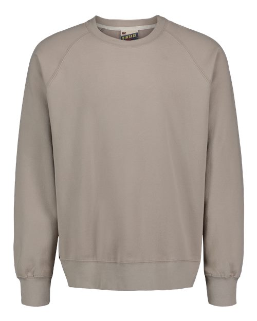 Men's Vintage Fleece Raglan Crewneck Sweatshirt