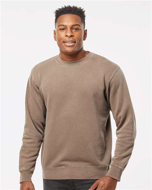 Independent Trading Co. Unisex Midweight Pigment-Dyed Crewneck Sweatshirt PRM3500