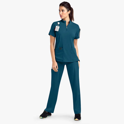 Törst - Unisex Stand Collar Zipper Scrubs Top & Pants Set