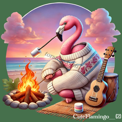 Cute Flamingo 02