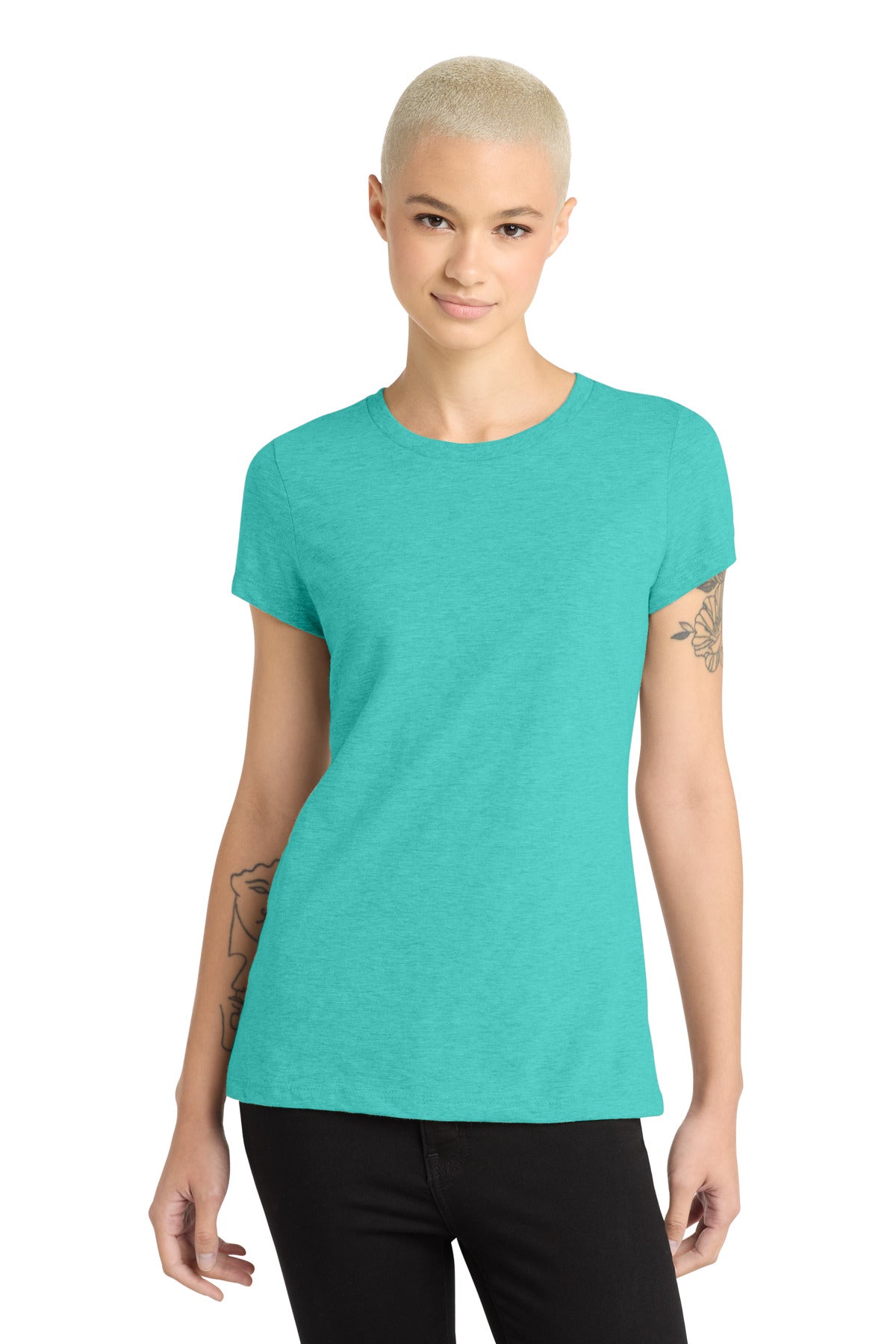 District  ®  Women's Perfect Blend ®  CVC Tee. DM108L