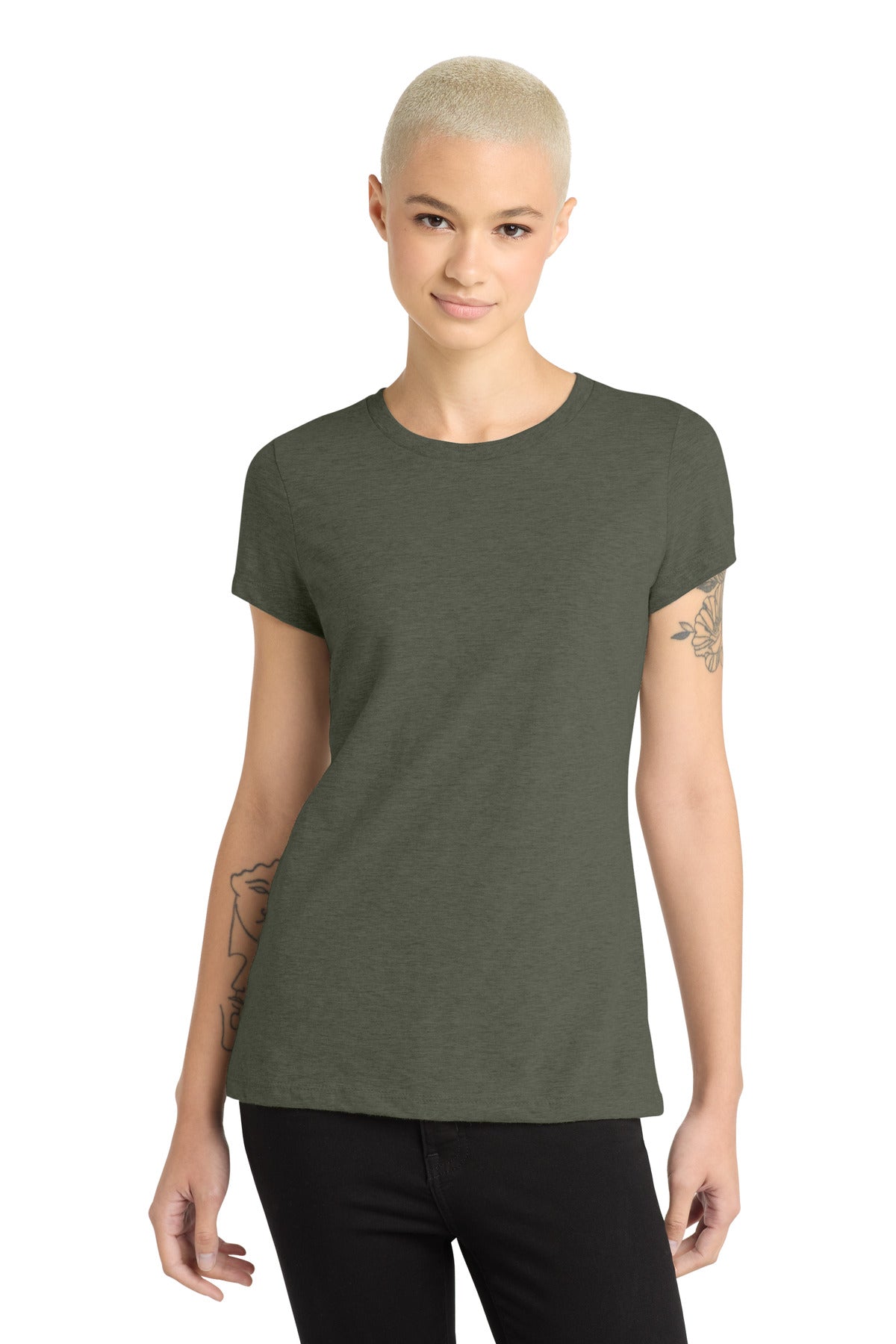 District  ®  Women's Perfect Blend ®  CVC Tee. DM108L