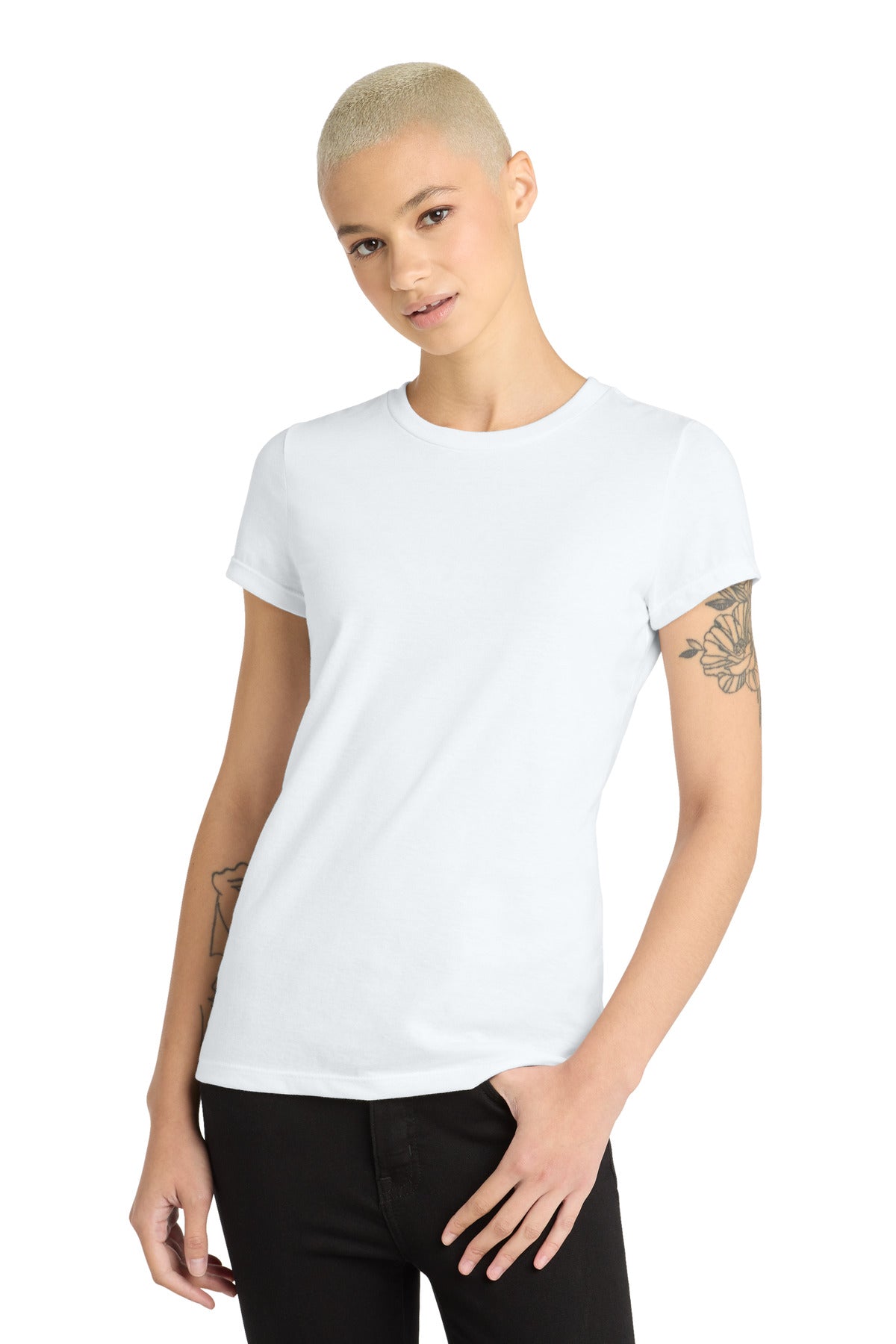 District  ®  Women's Perfect Blend ®  CVC Tee. DM108L