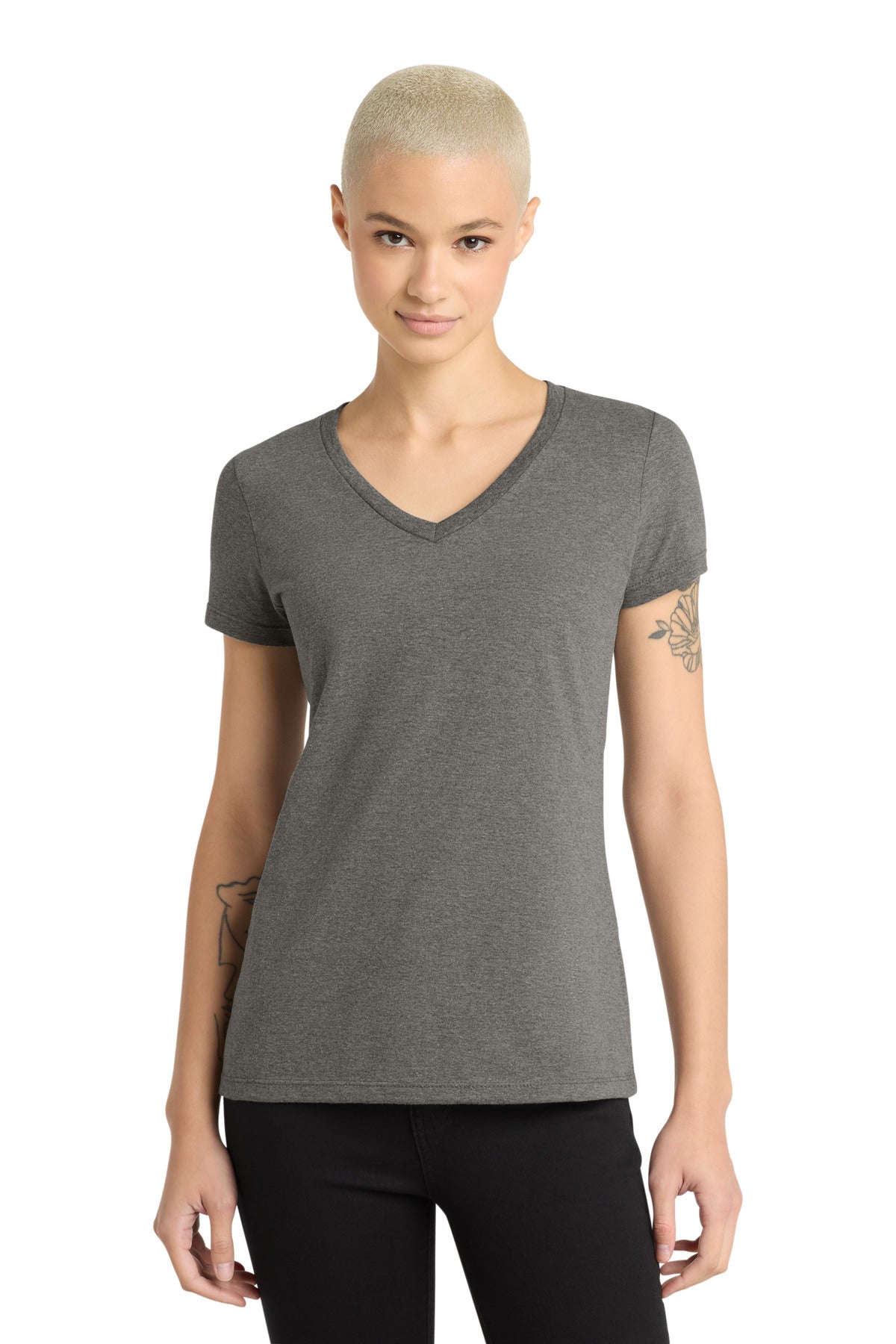 District ®  - Women's Perfect Weight ®  V-Neck Tee. DM1170L