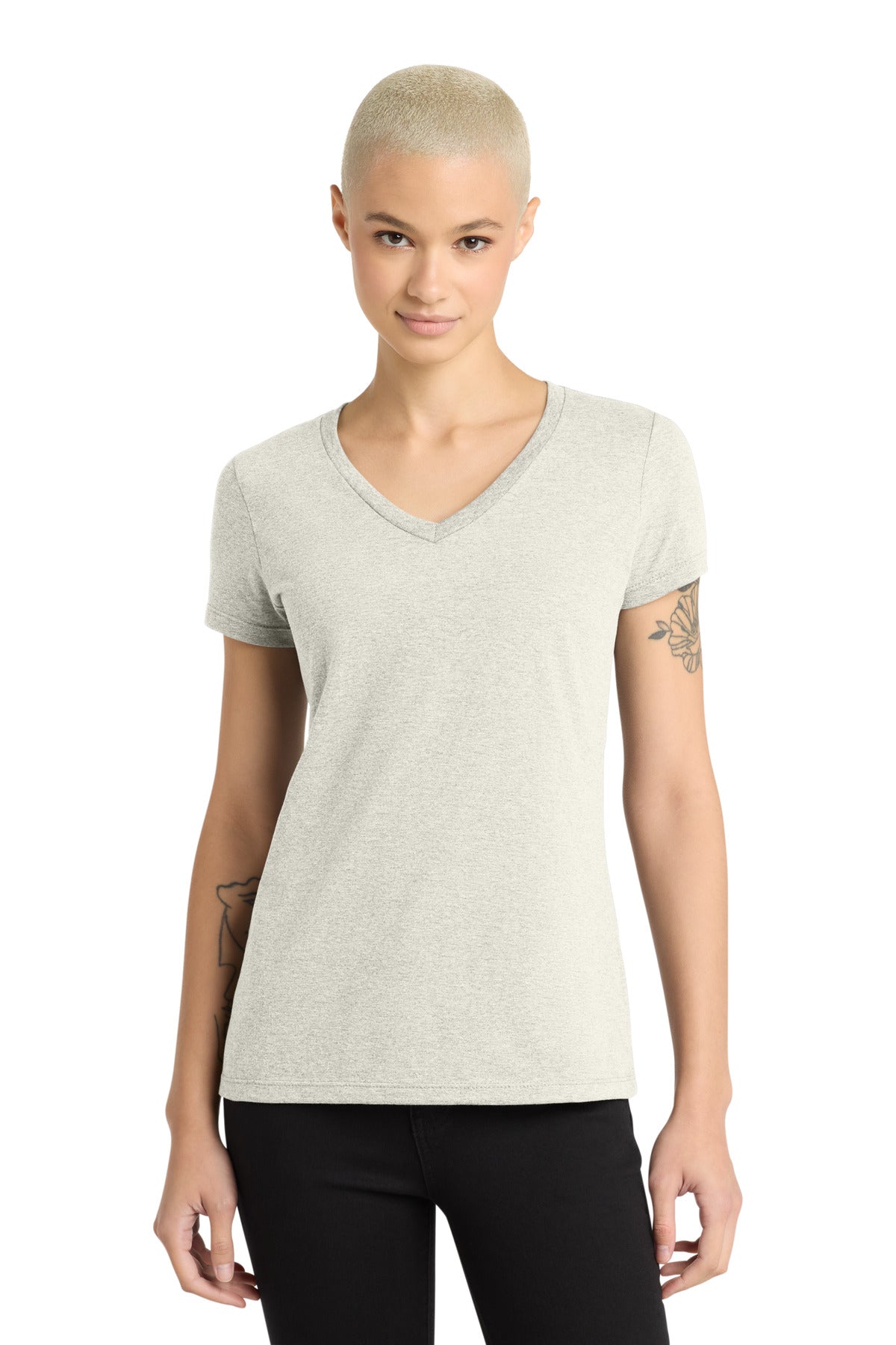 District ®  - Women's Perfect Weight ®  V-Neck Tee. DM1170L
