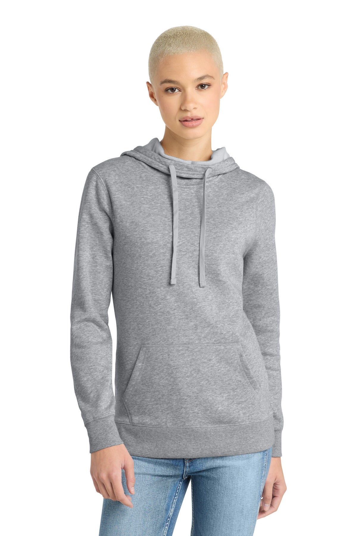 District  ®  Women's Lightweight Fleece Hoodie. DM493