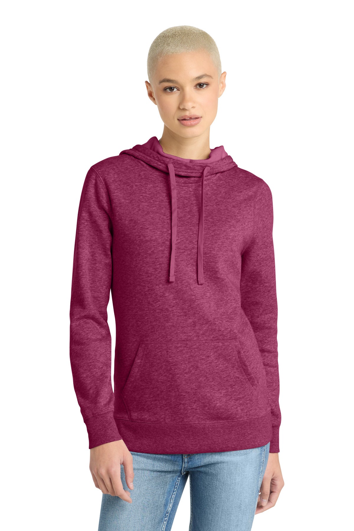 District  ®  Women's Lightweight Fleece Hoodie. DM493