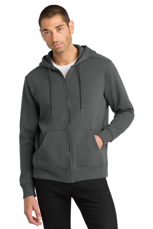 District  ®  Perfect Weight  ®  Fleece Full-Zip Hoodie DT1103