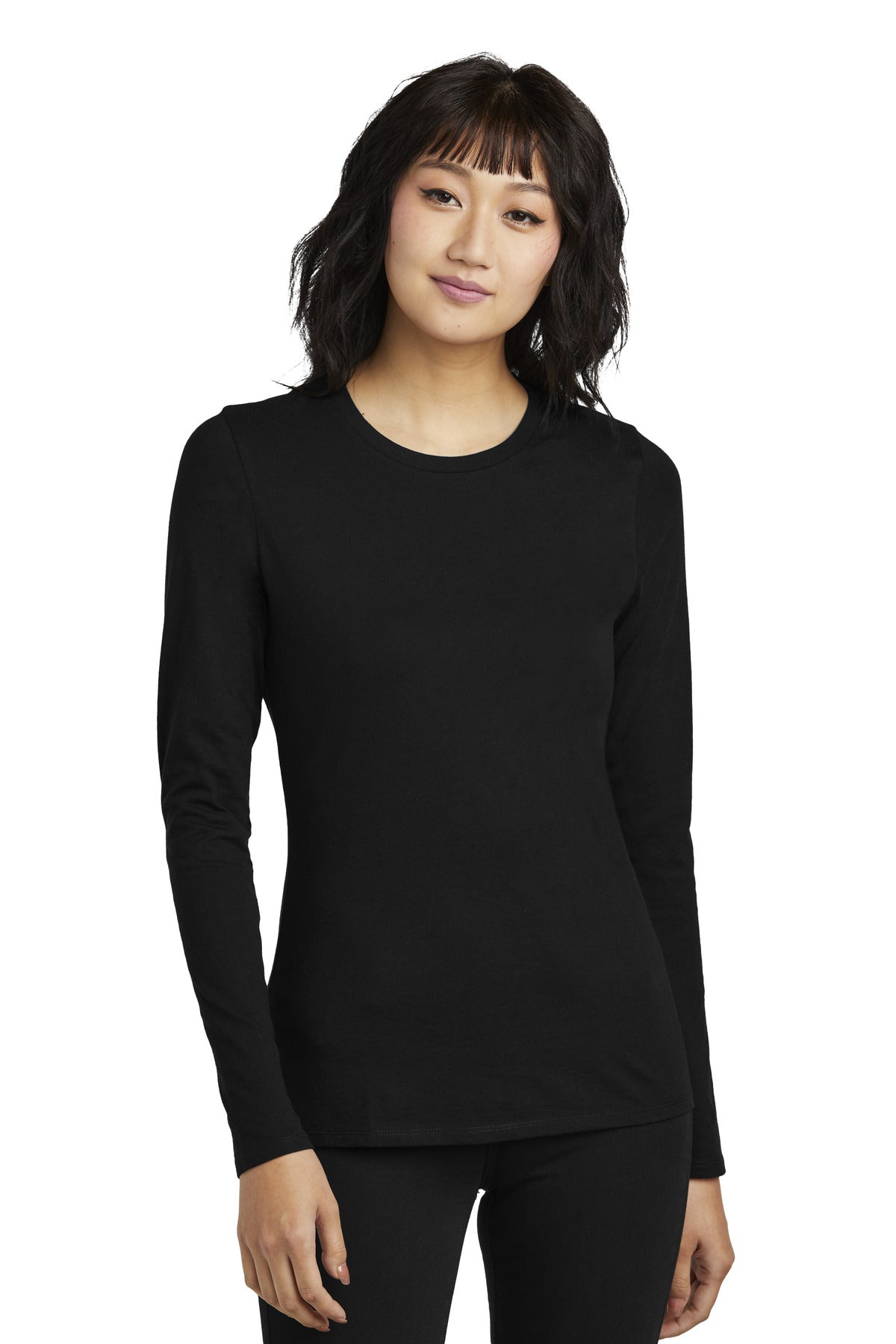 District ®  Women's Perfect Blend ®  CVC Long Sleeve Tee DT110