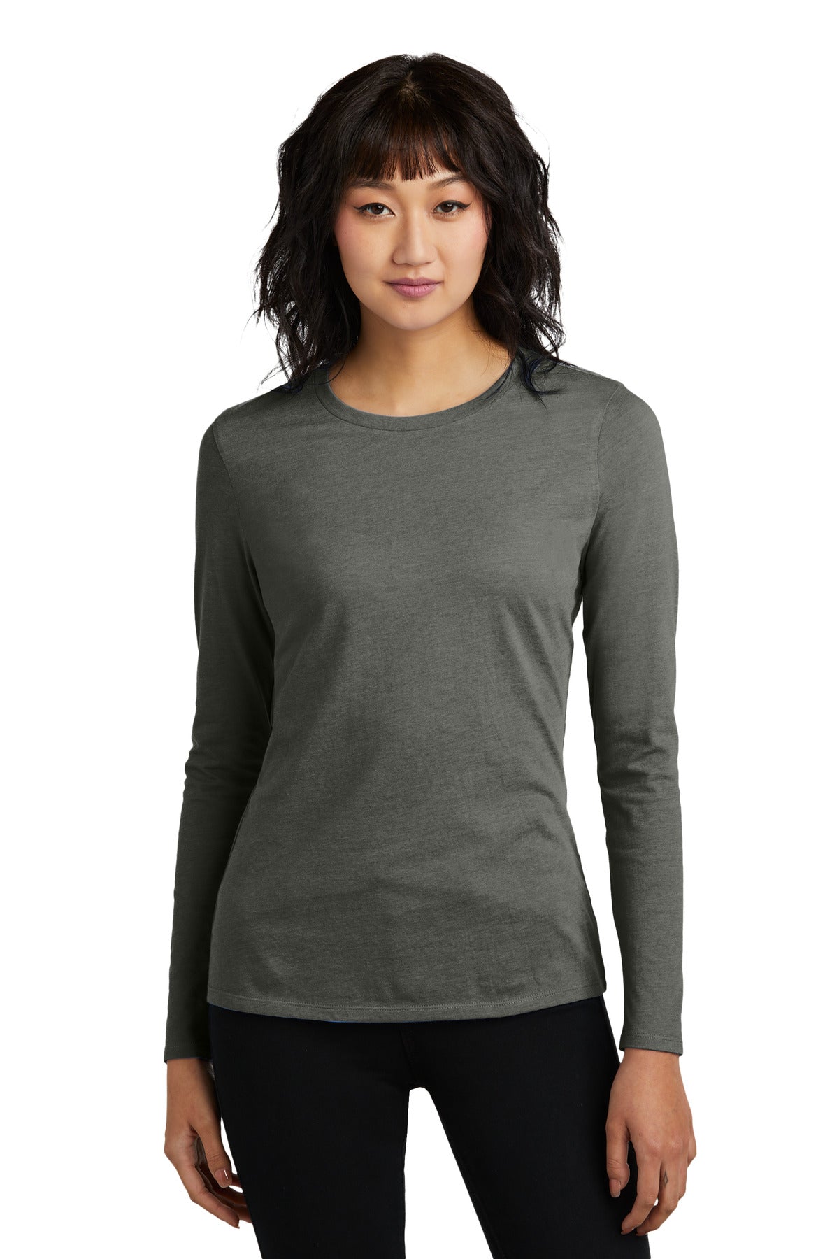 District ®  Women's Perfect Blend ®  CVC Long Sleeve Tee DT110