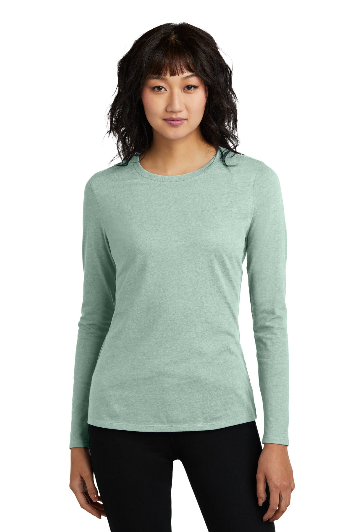 District ®  Women's Perfect Blend ®  CVC Long Sleeve Tee DT110