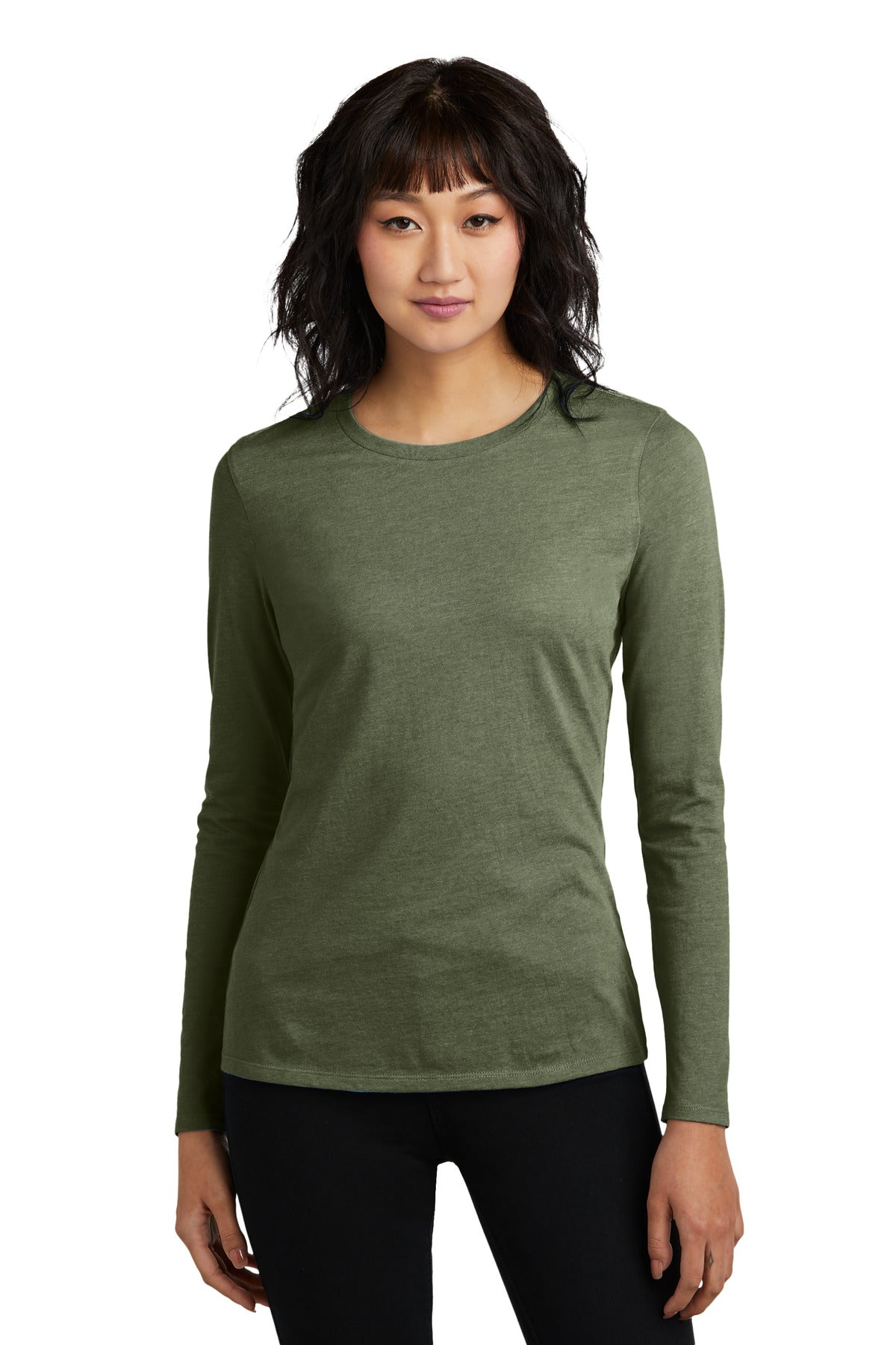 District ®  Women's Perfect Blend ®  CVC Long Sleeve Tee DT110