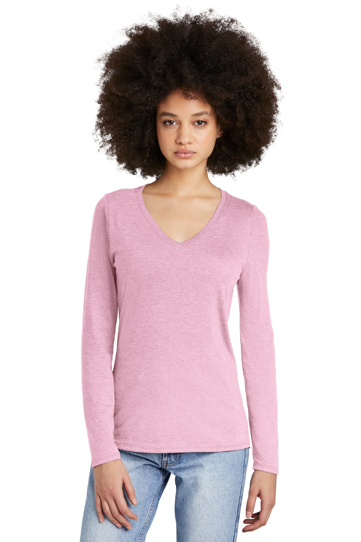 District ®  Women's Perfect Tri ®  Long Sleeve V-Neck Tee DT135