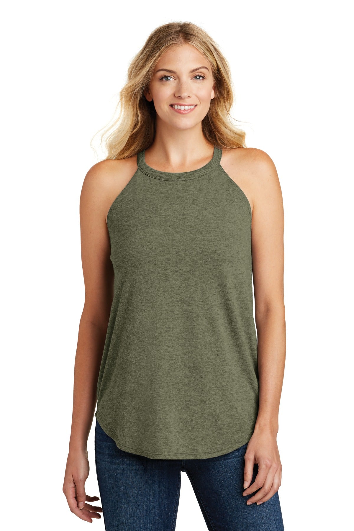 District   ®  Women's Perfect Tri  ®  Rocker Tank. DT137L