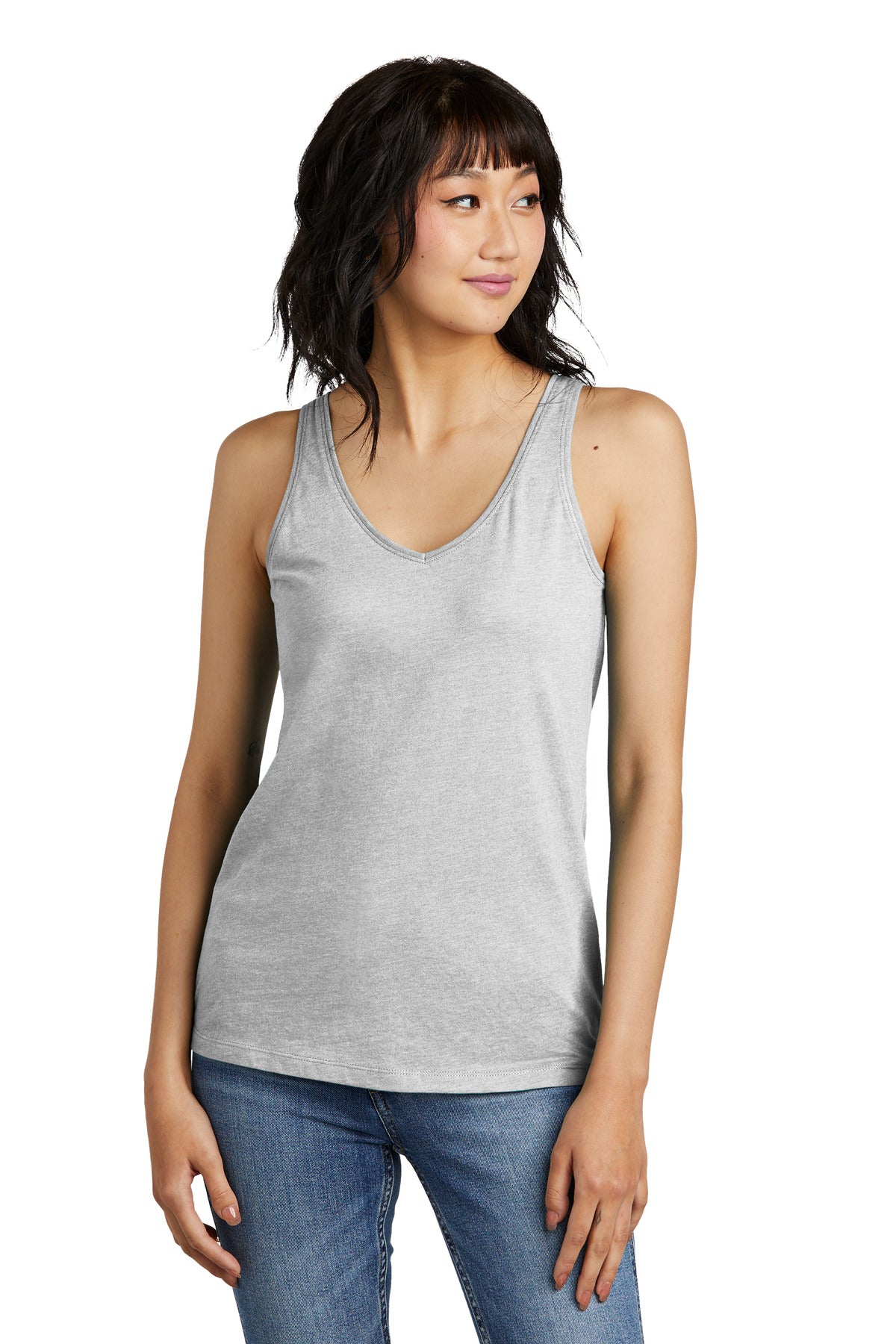 District ®  Women's Perfect Blend ®  CVC V-Neck Tank DT154