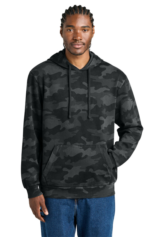 District Wash ™  Camo Fleece Hoodie DT2200C